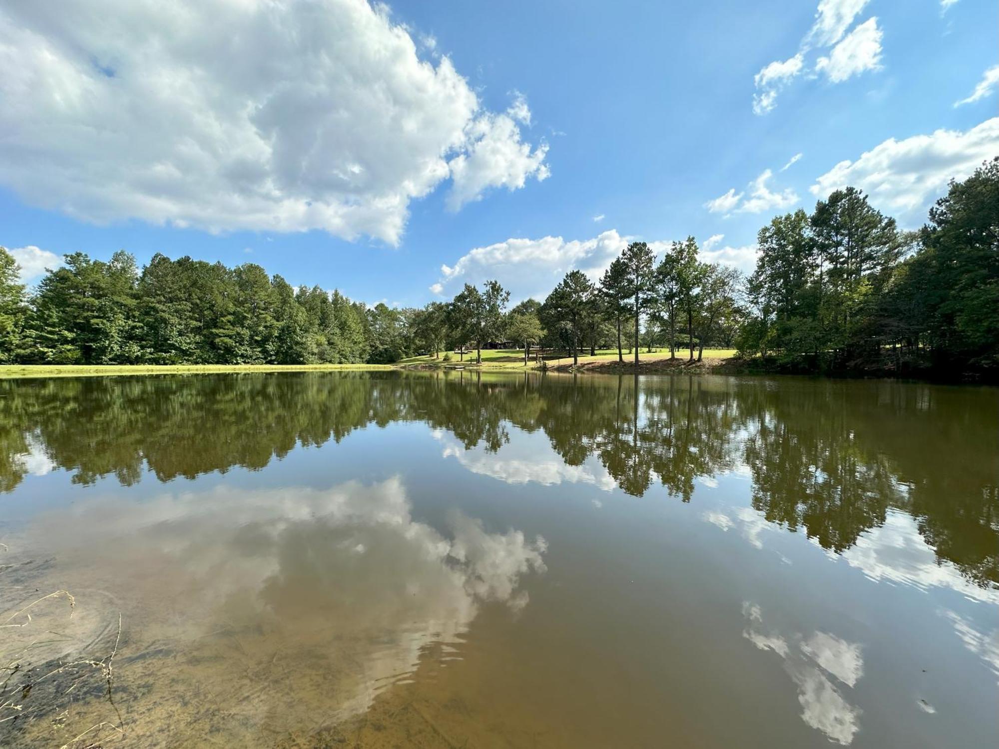 Refuge Ranch Retreat Log Cabin Lake 53+ Acres Locust Grove Dış mekan fotoğraf
