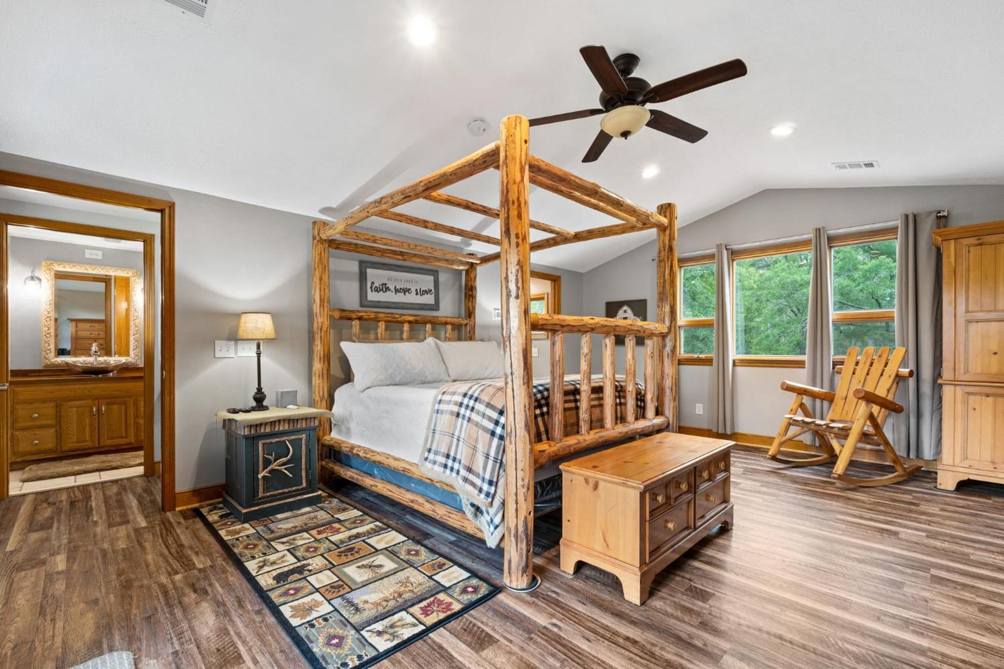 Refuge Ranch Retreat Log Cabin Lake 53+ Acres Locust Grove Dış mekan fotoğraf
